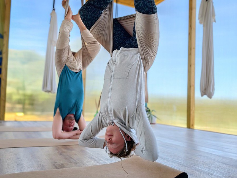 Aerial yoga in Algarve, Yoga in Tavira